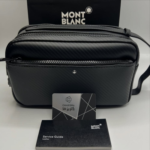 شوزبگ مردانه چرم طبیعی مون بلان / Montblanc Washbag / Montblanc Shoesbag