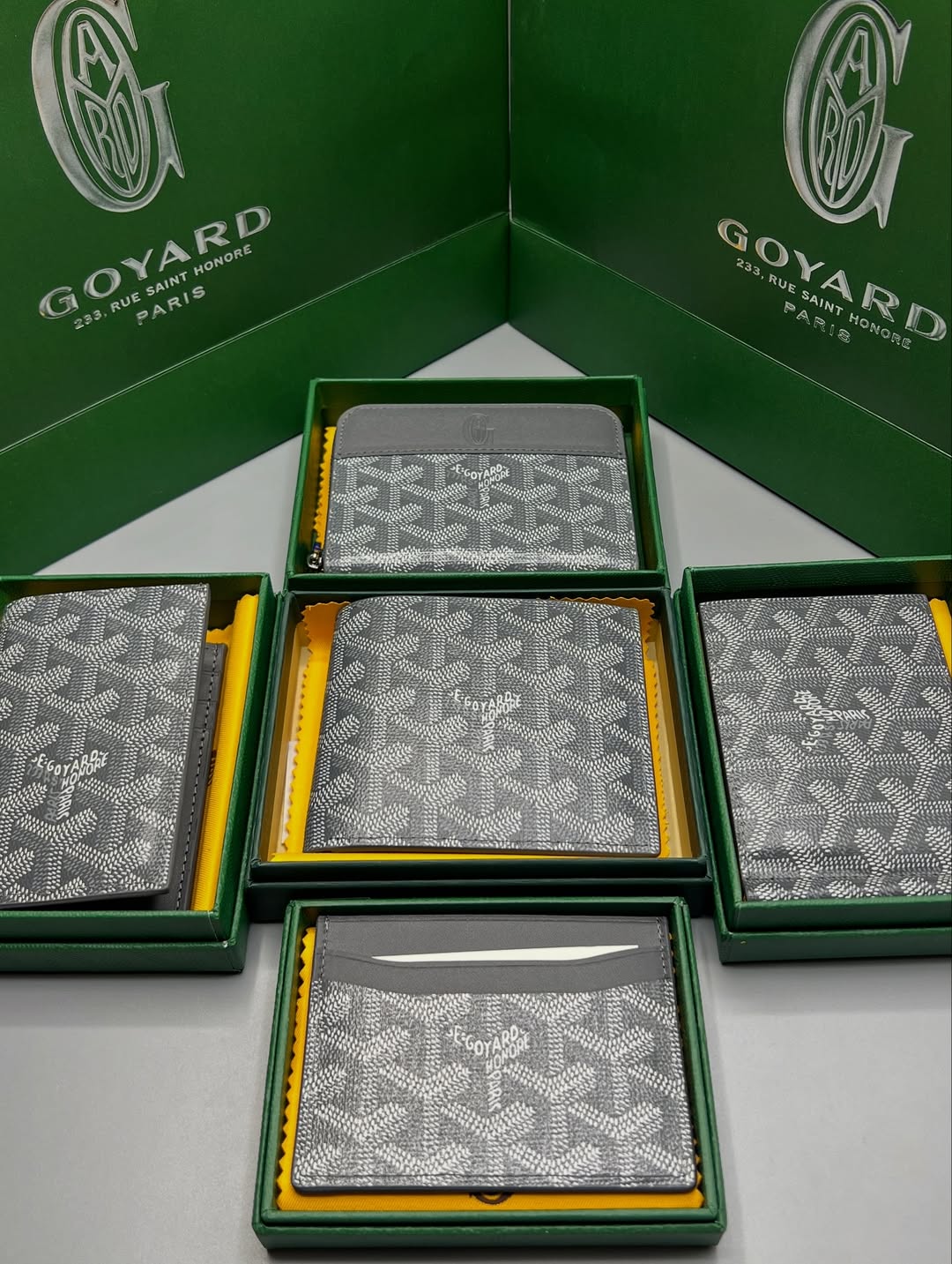 Luxury Handmade Goyard Leather Elegant Gift Choice premium quality