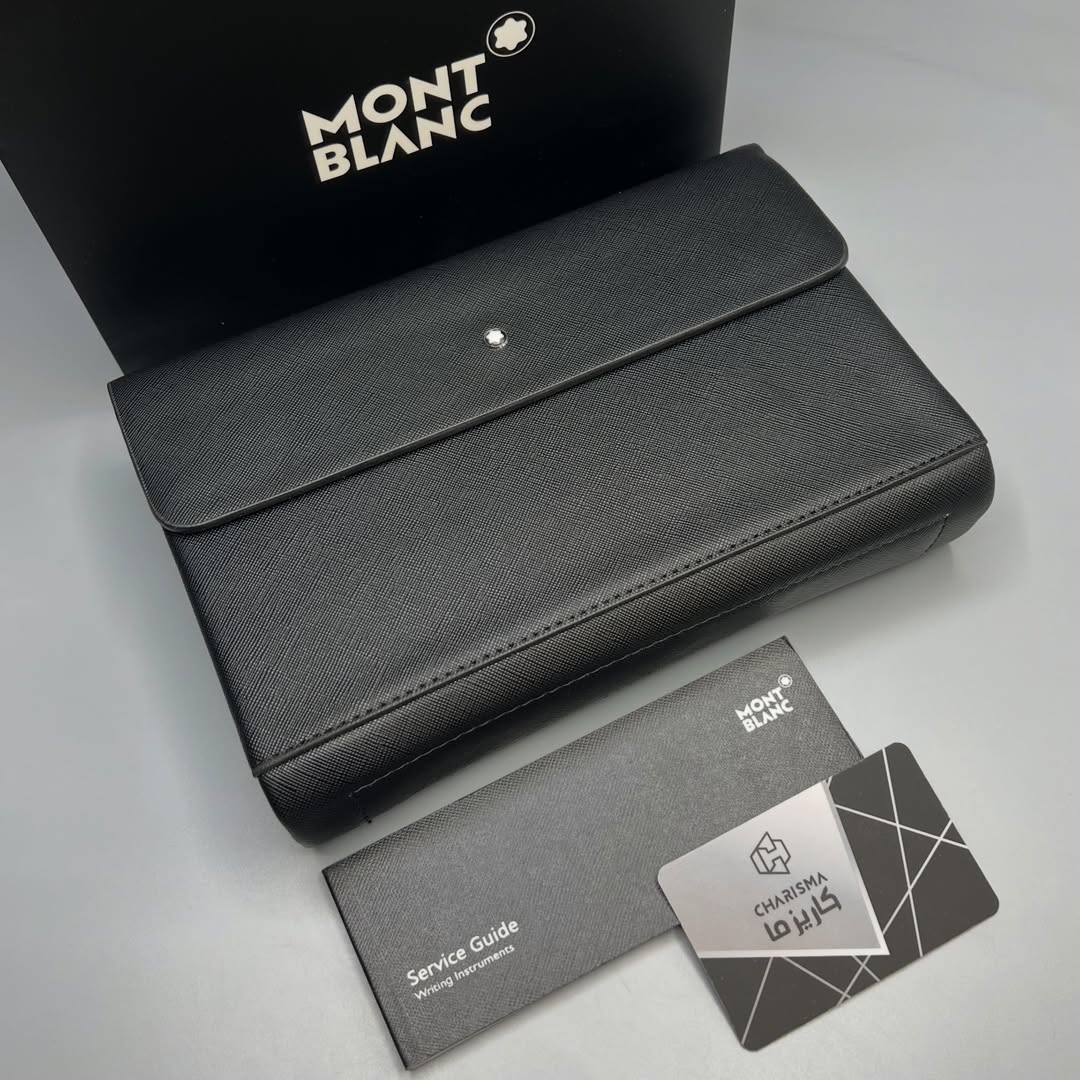 Luxury Montblanc Card Holder / Premium Leather Gift for Men