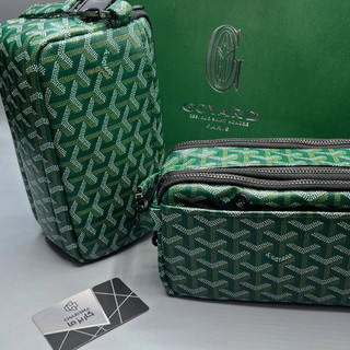 واش بگ گویارد رنگ سبز GOYARD GREEN WASHBAG SHOESBAG