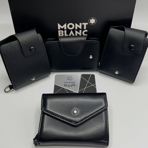 جاکارتی آکاردئونی MONTBLANC | کیف کارت اکاردیونی مون بلان