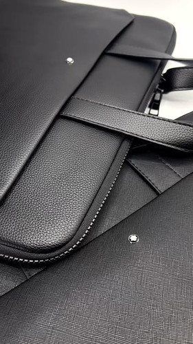 کیف لپتاپی لوکس چرم سافیانو و فلوتر Montblanc